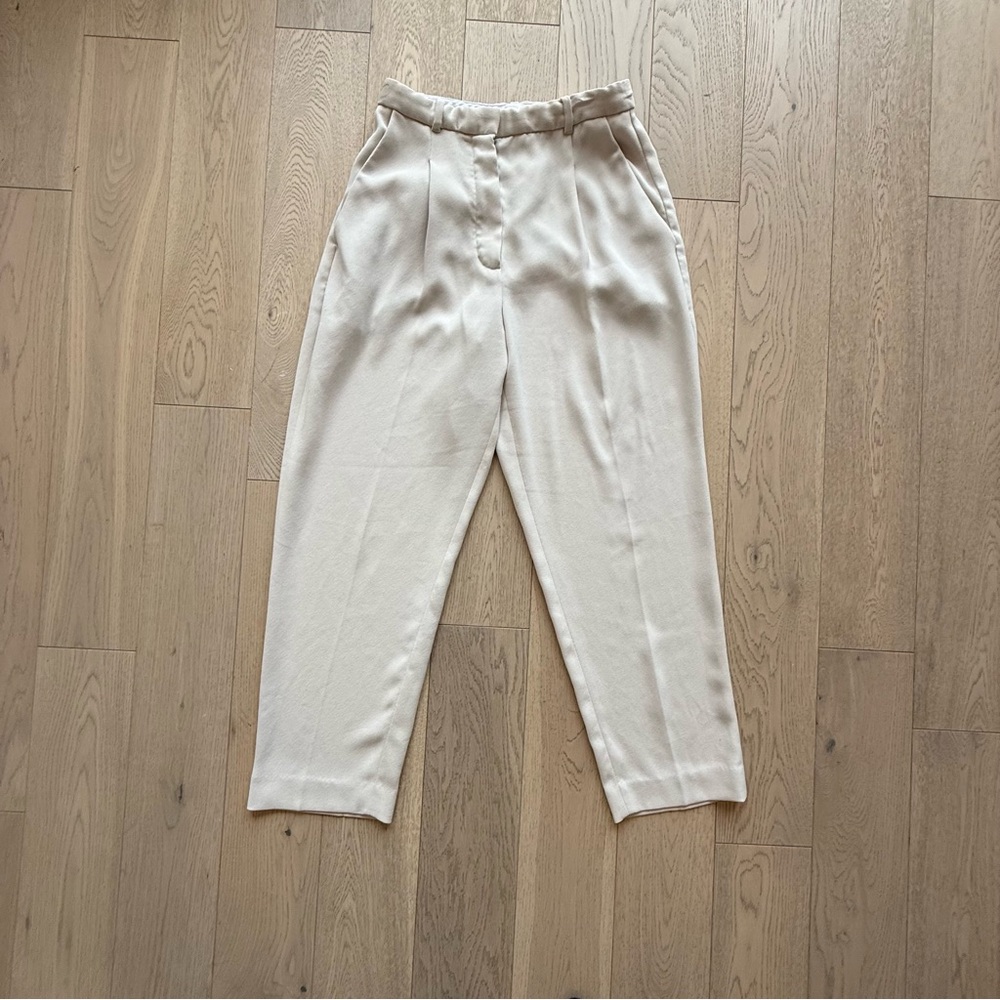 Aritzia Wilfred Cream Pants Size 6